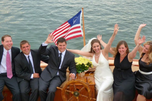 sailboat wedding party